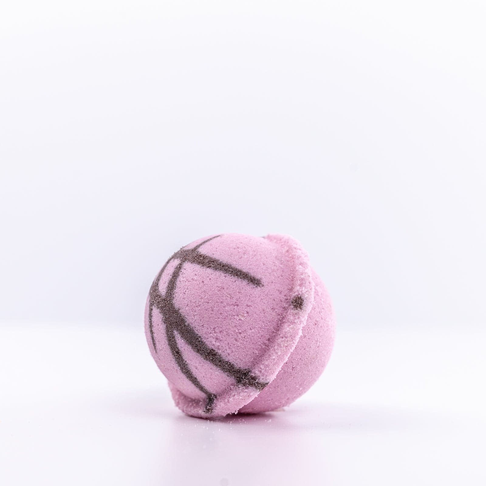 Pink Sugar Bath Bomb on side